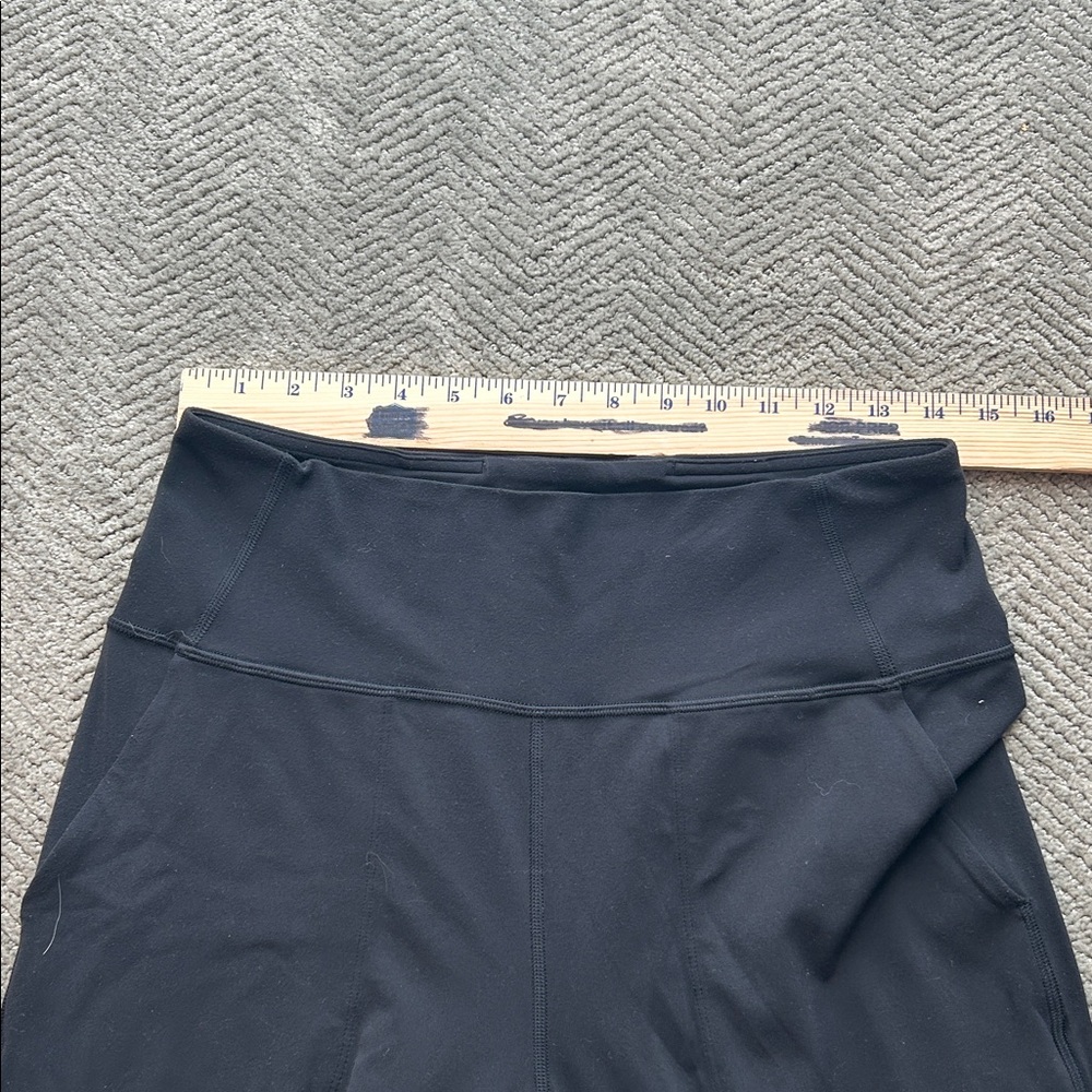 Lululemon Align Wide-Leg Crop Pants Black Size 10 | Nulu High-Rise Yoga - Picture 9 of 13